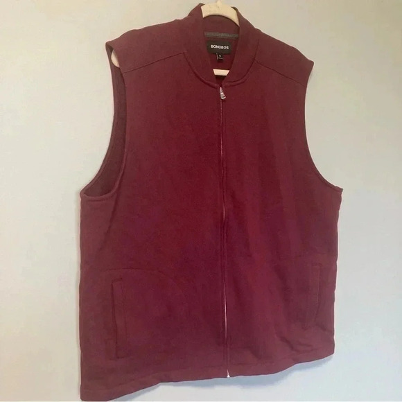 Bonobos burgundy  cotton vest - Picture 5 of 6